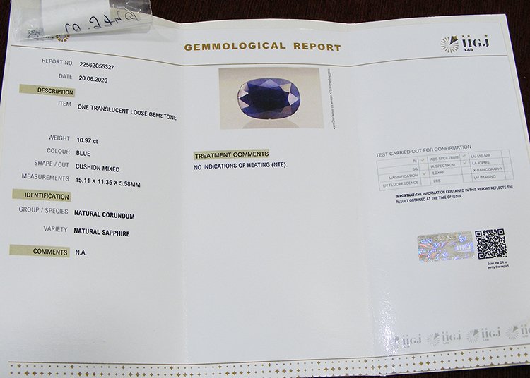 Natural Burma Blue Sapphire