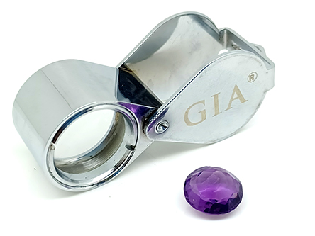 Report No.ipgtl/gem/4332 Weight:- 5.60 Cts Weight In Ratti:- 6.14Ratti Shape:- Cushion Mixed Color:- Purple Origin:- Natural Origin Hindi Name:- KATELA Metal:- Silver Finger:- The Right-hand ring finger&Middle Finger Weight:- According to your body weight and astrologers 1. Best in Quality 2. 100% Natural Stone 3. Certified by Govt. Lab. 4. Exclusive Collection 5. 50k+ of happy customer 6. 7 Days Money back policy 7. All India Shipping & Many More...