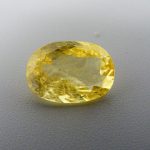 This Ceylon yellow sapphire is natural as it came out of the ground, no treatment or color has been