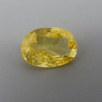 This Ceylon yellow sapphire is natural as it came out of the ground, no treatment or color has been