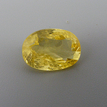 This Ceylon yellow sapphire is natural as it came out of the ground, no treatment or color has been