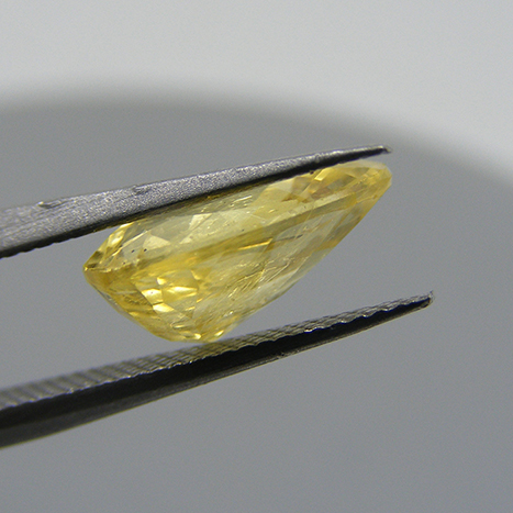 This Ceylon yellow sapphire is natural as it came out of the ground, no treatment or color has been